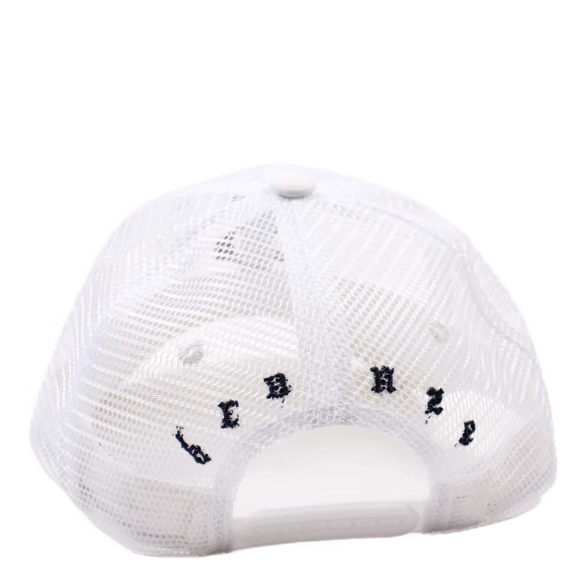 B Mesh Hat White