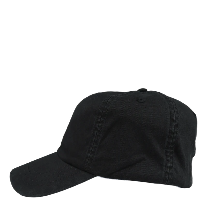Stretch Cotton Ball Cap Polo Black