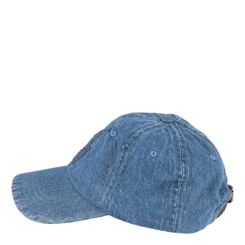 Big Pony Denim Ball Cap Medium Wash