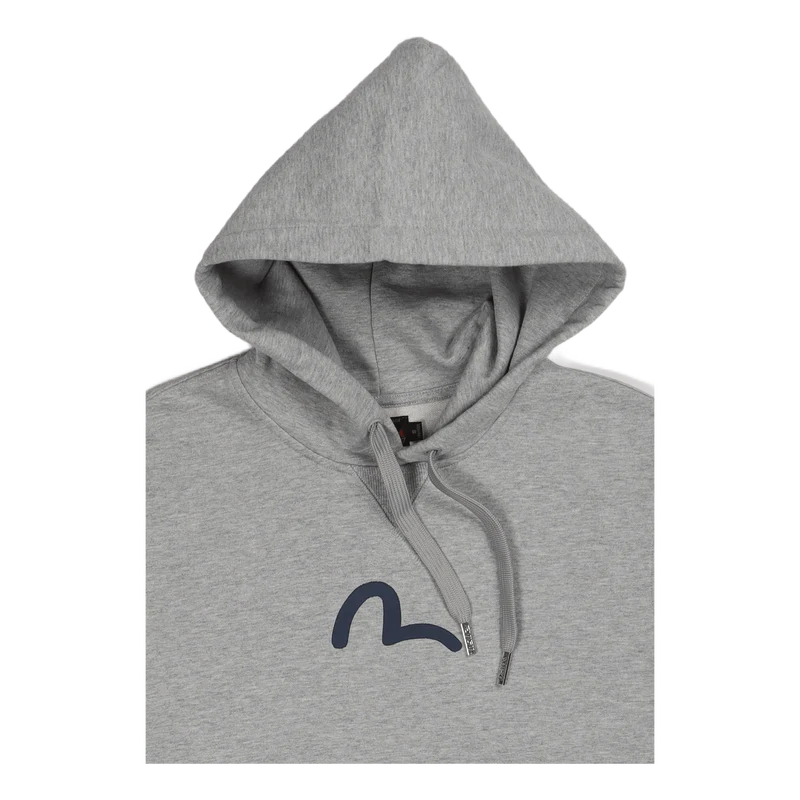 Evisu Basic Hooded Sweatshirt Heather Grey