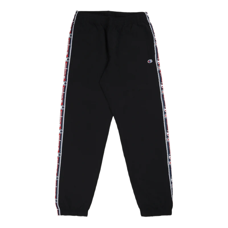 Champion Joggers With Side Log Black