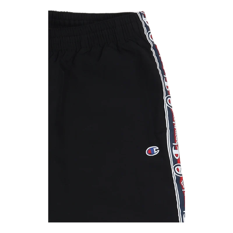 Champion Joggers With Side Log Black