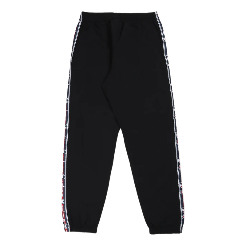 Champion Joggers With Side Log Black