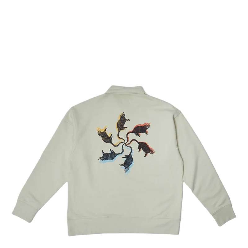 Skate New Quarter Zip Rat King Neutrals