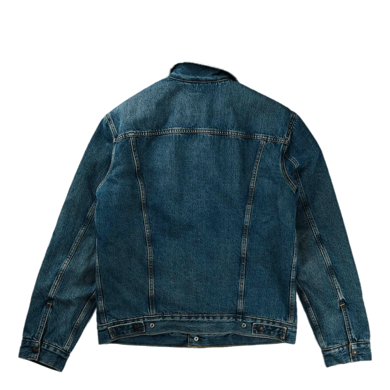 Type 3 Sherpa Trucker Fable Sh Med Indigo - Worn In