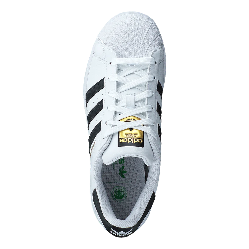 Superstar Vegan Ftwwht/cblack/green