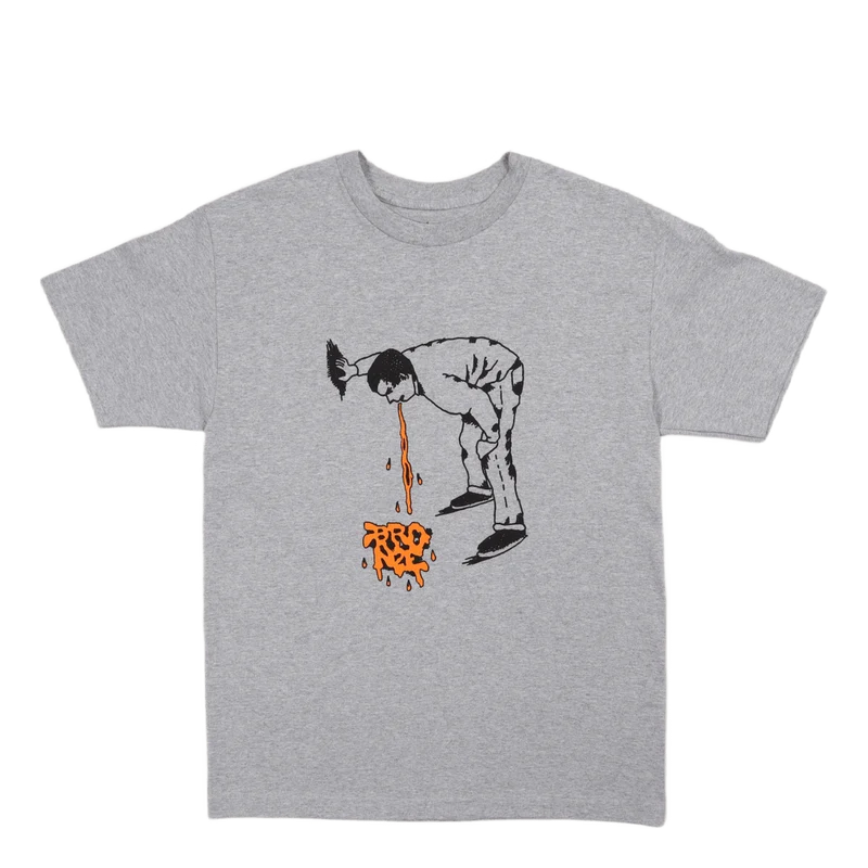 Puke Tee Heather Grey Puke Tee Heather Grey