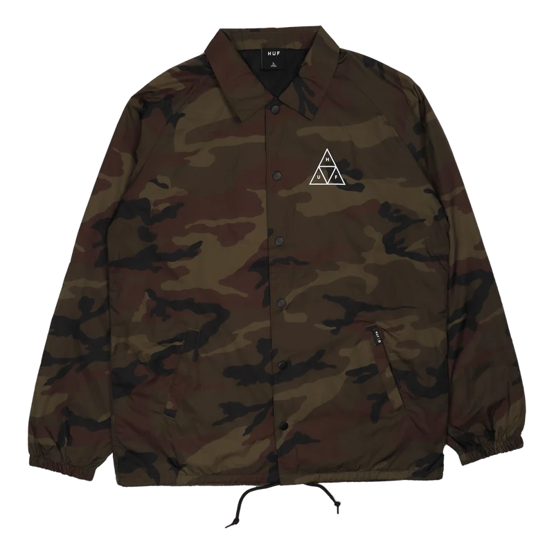 Essentials Tt Coaches Jacket Woodland