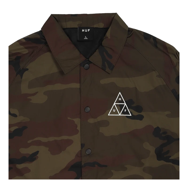 Essentials Tt Coaches Jacket Woodland