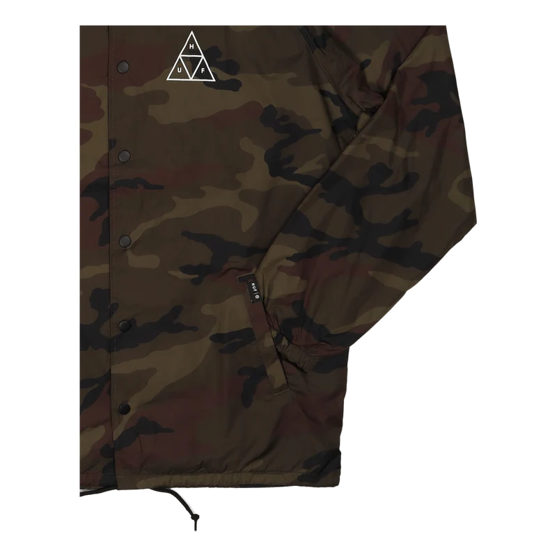 Essentials Tt Coaches Jacket Woodland