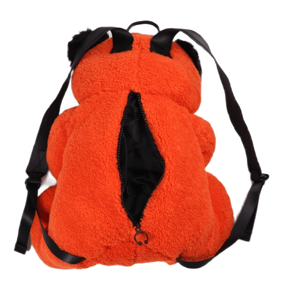 Mascot Bear Backpack Orange