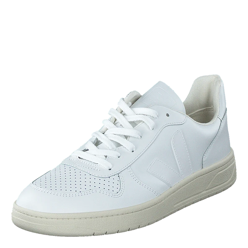 V-10 Leather White