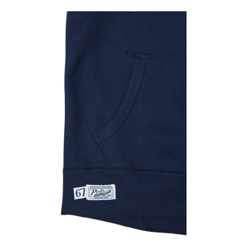 Logo Fleece Hoodie Navy