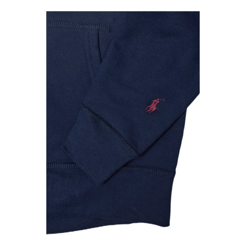 Logo Fleece Hoodie Navy