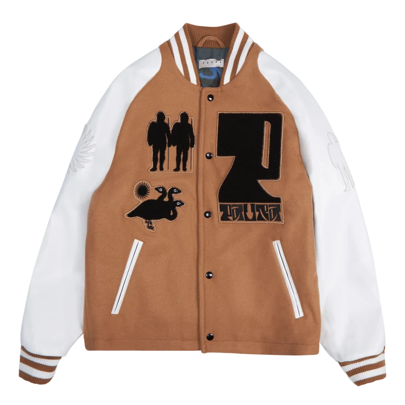 Thomas Jacket Camel-white