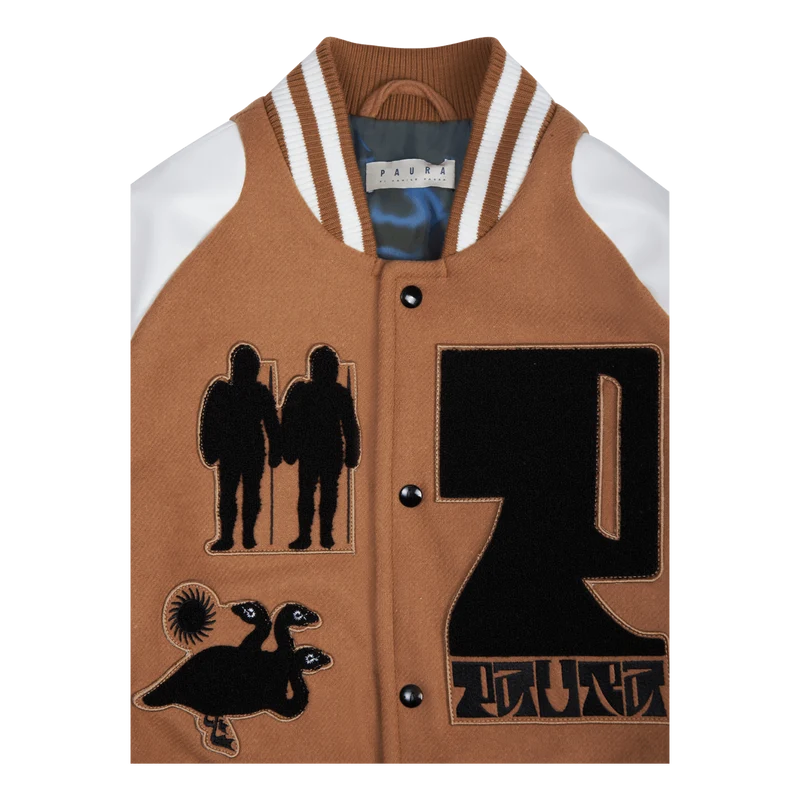 Thomas Jacket Camel-white