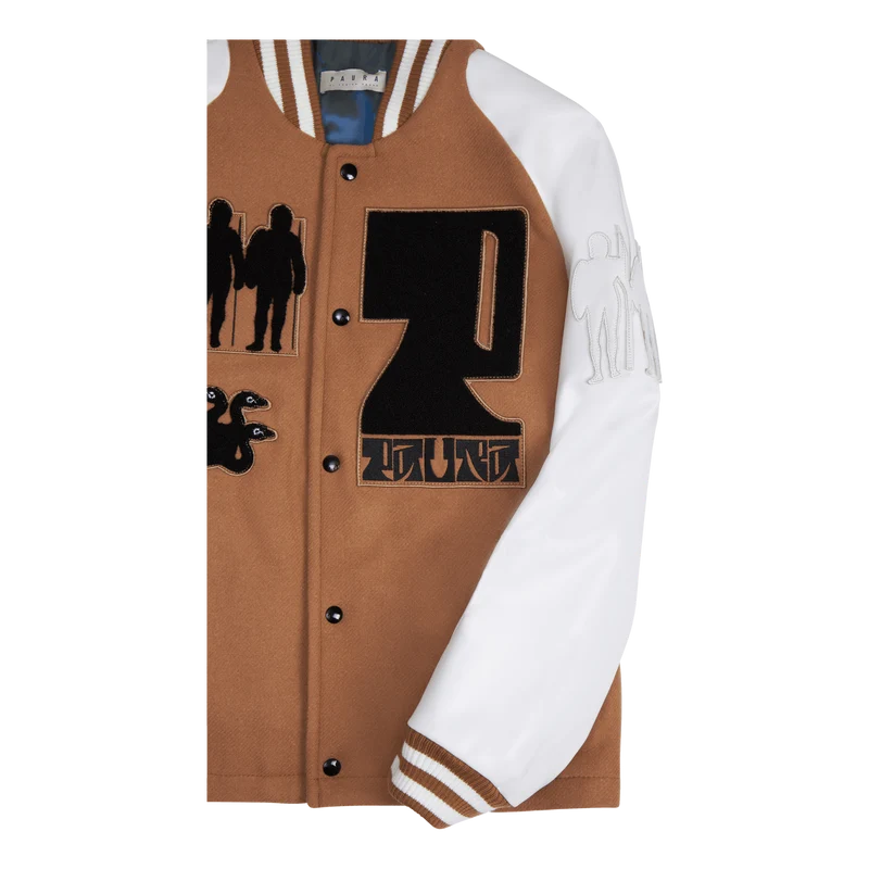 Thomas Jacket Camel-white