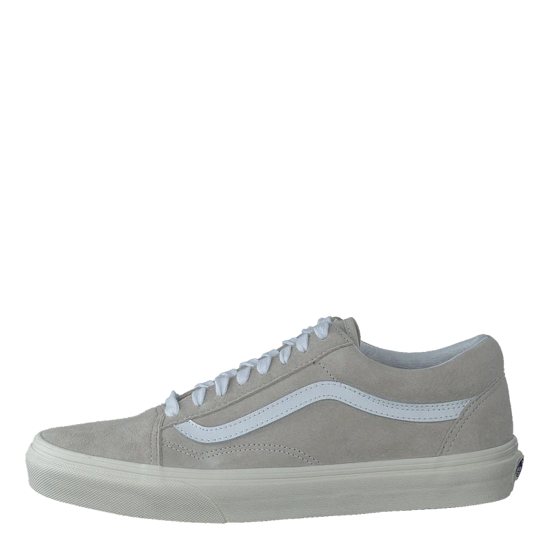 Ua Old Skool (pig Suede)oatmealsnowwht