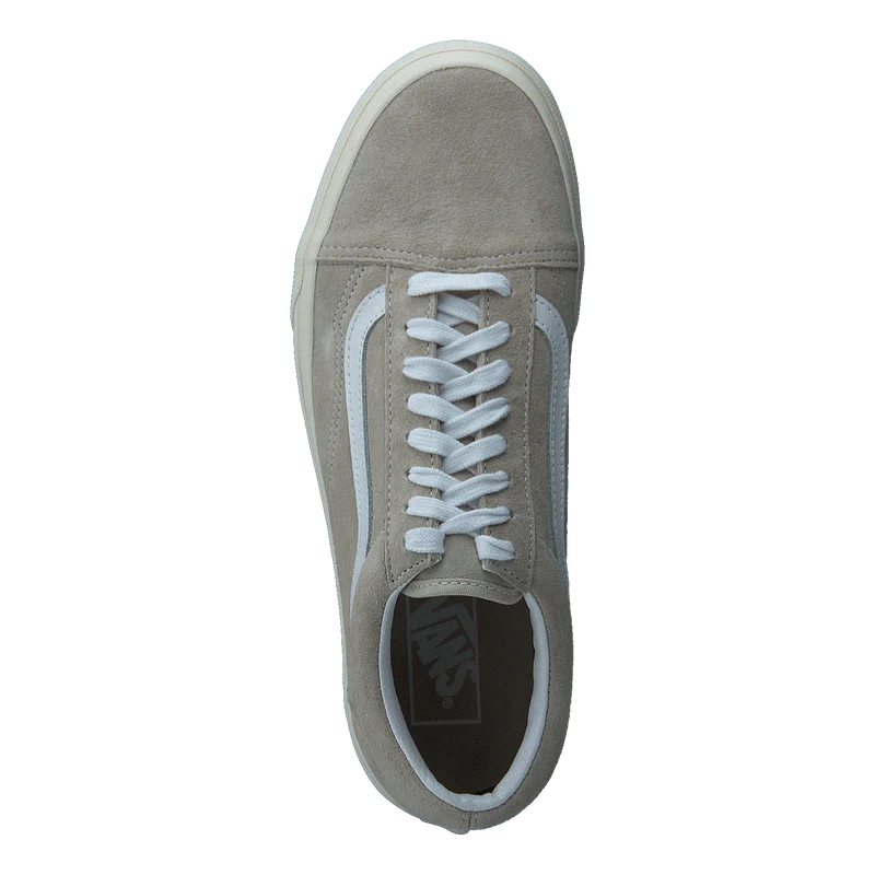 Ua Old Skool (pig Suede)oatmealsnowwht
