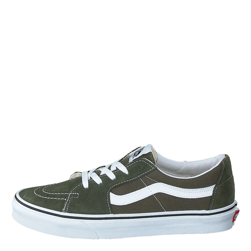 Ua Sk8-low Grape Leaf/true White