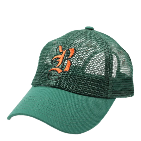 B Mesh Hat Green