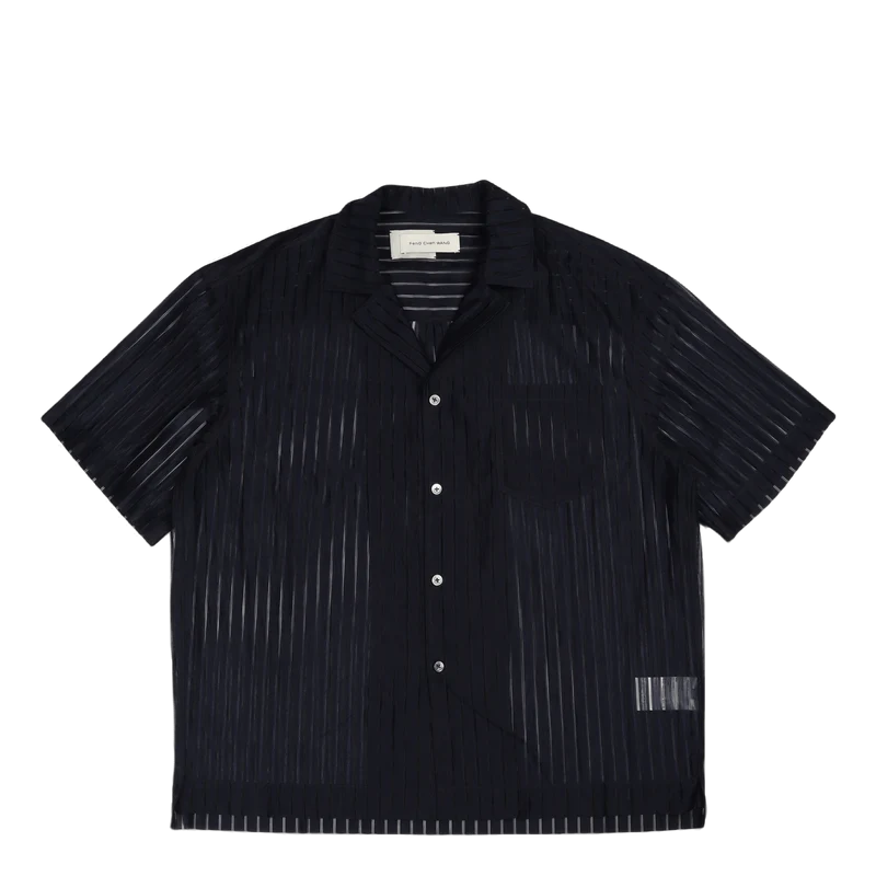 Semi Transparent Shirt Navy