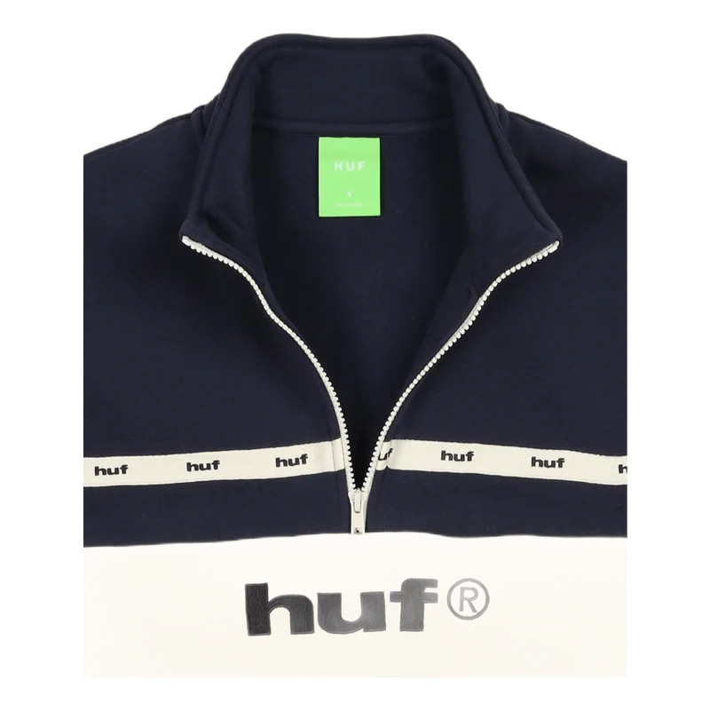 Taped 1/4 Zip Fleece Black