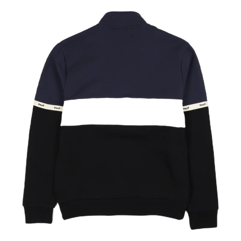 Taped 1/4 Zip Fleece Black