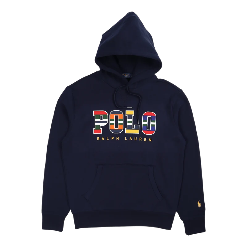 Logo Fleece Hoodie Cruise Navy