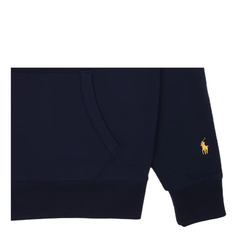 Logo Fleece Hoodie Cruise Navy