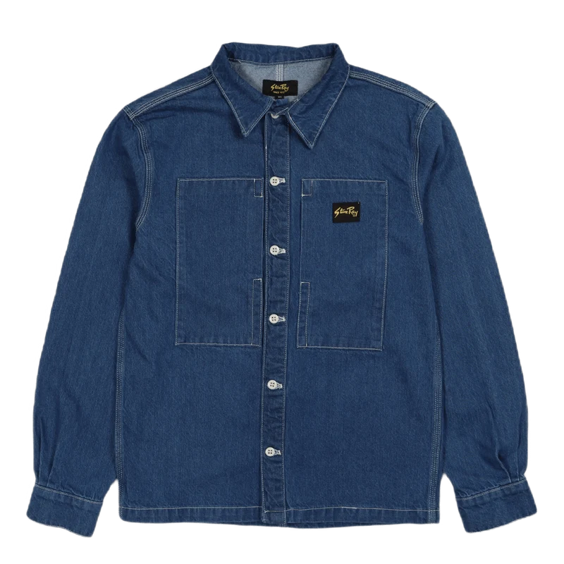 Prison Shirt Stonewashed Denim
