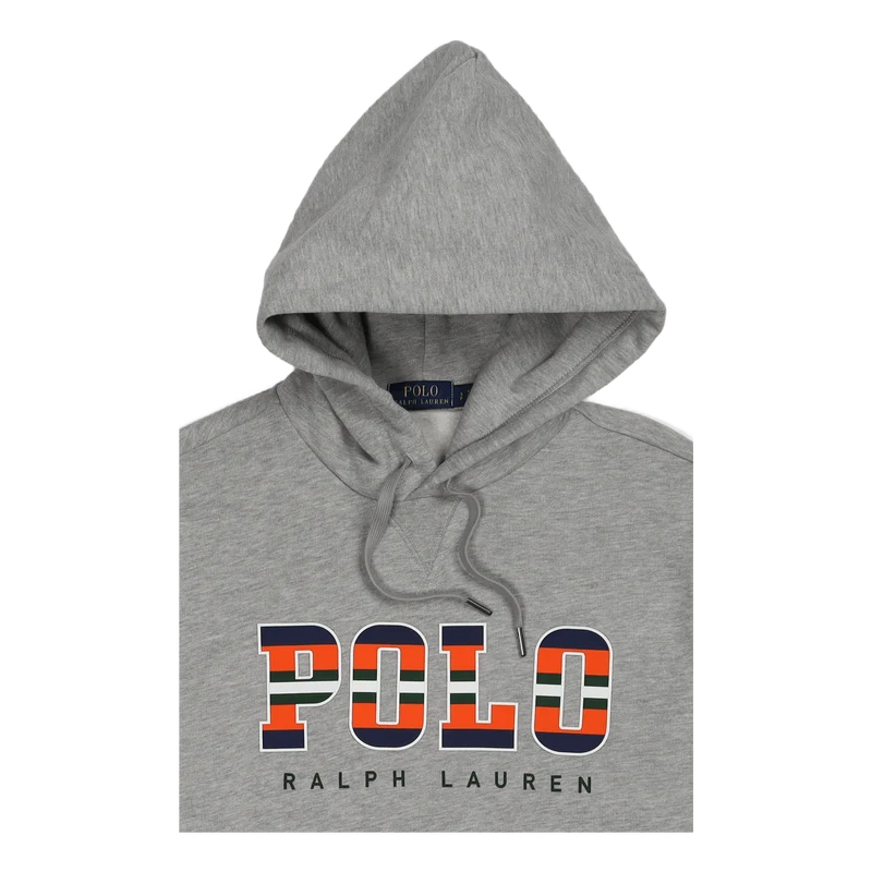 Logo Fleece Hoodie Andover Heather