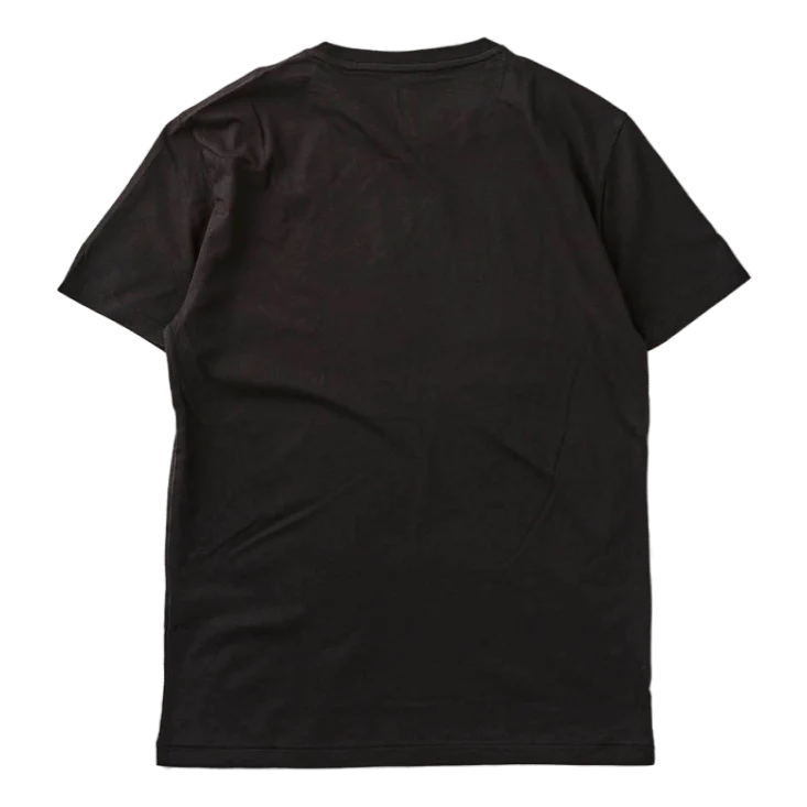 Custom Slim Fit Jersey Crewneck T-Shirt Polo Black