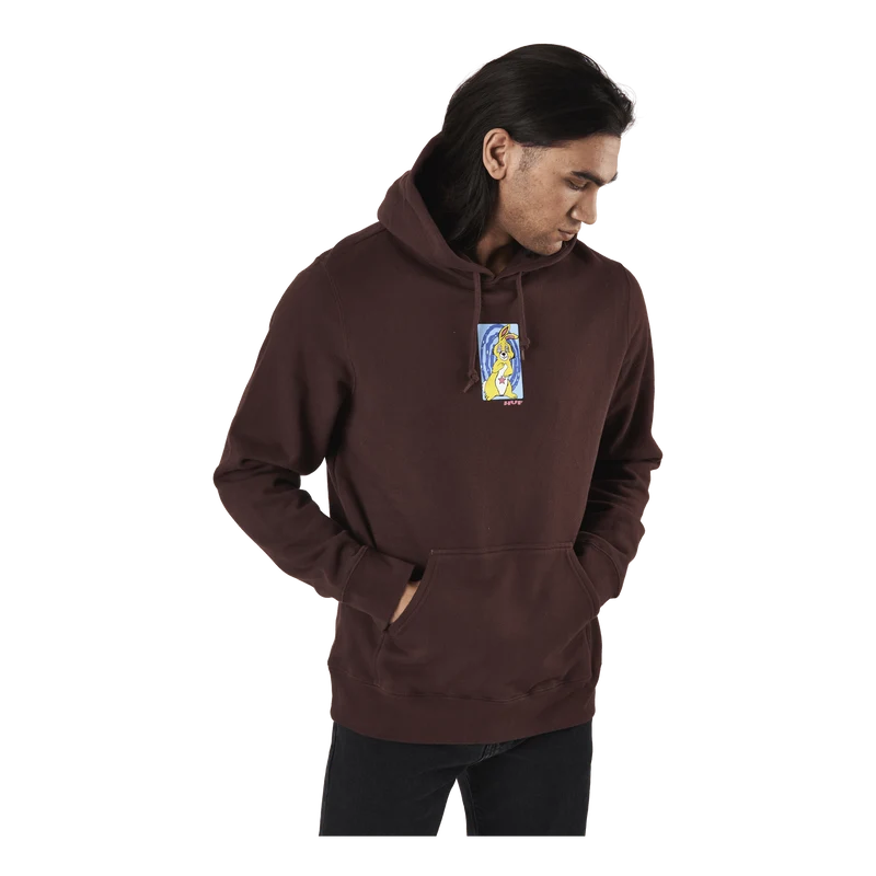 Messed Up Bunny P/o Hoodie Deep Mahogany