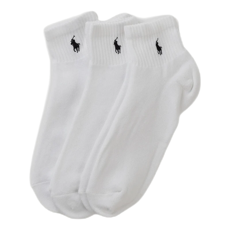Quarter Sock 3-Pack White
