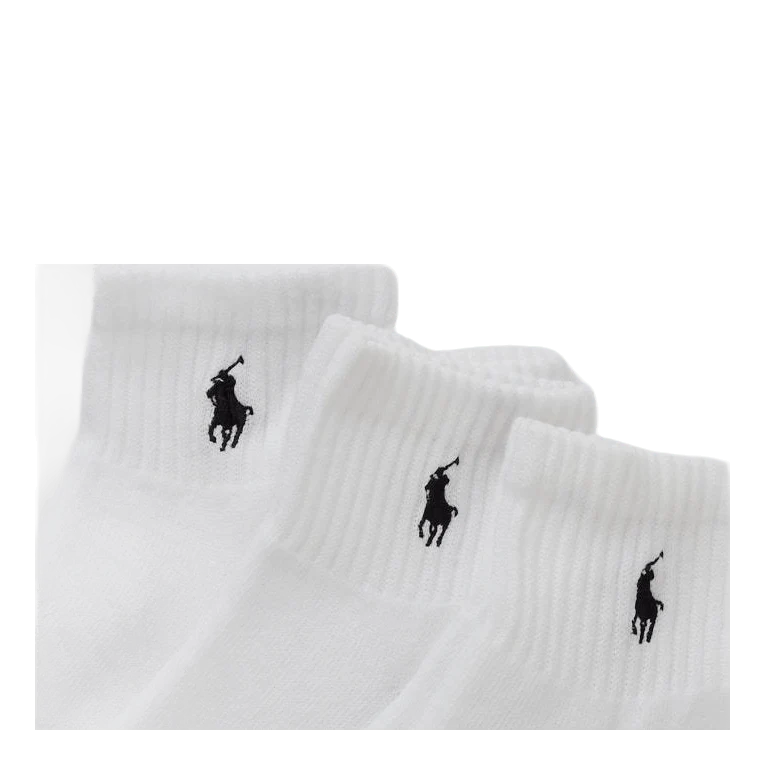 Quarter Sock 3-Pack White