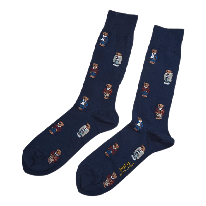 Polo Bear Dress Sock 2-Pack Cruise Nav/ Foster Grey/ Nav