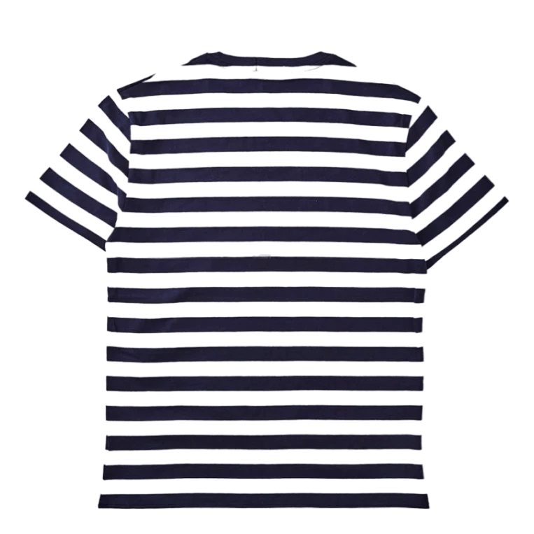 Custom Slim Fit Striped Jersey T-Shirt