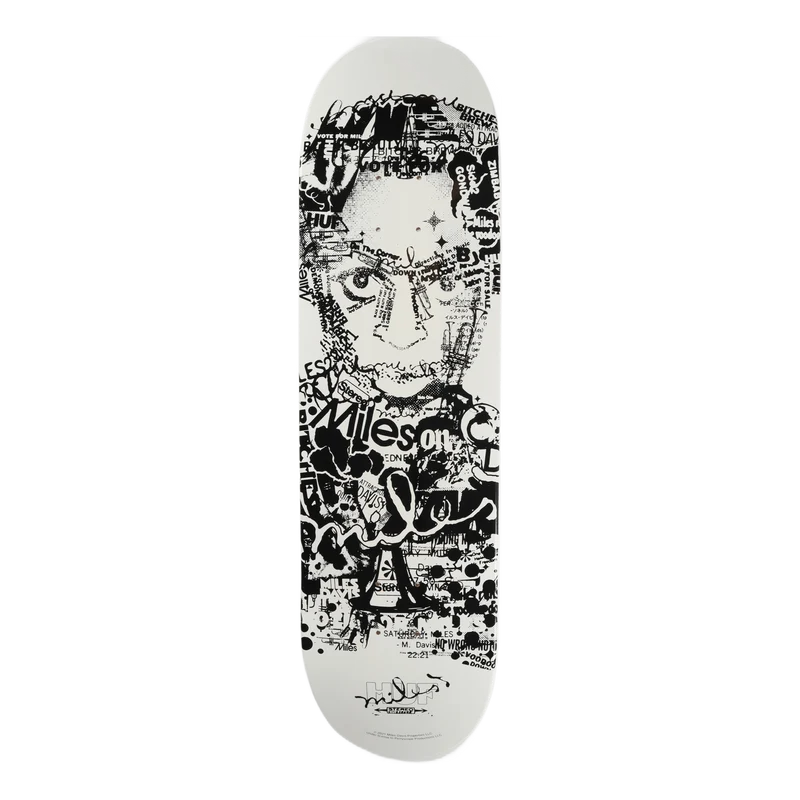 Vote For Miles Skate Deck White