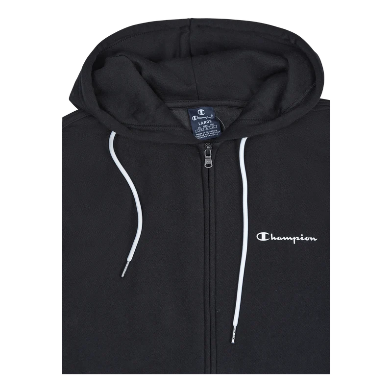 Hooded Full Zip Sweatshirt Black Beauty