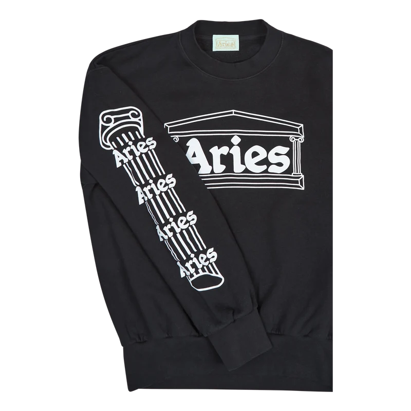 Column Sweatshirt Black
