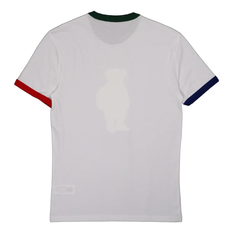 Custom Slim Fit Polo Bear Jersey T-Shirt Pf 22 White Multi Actve Bear