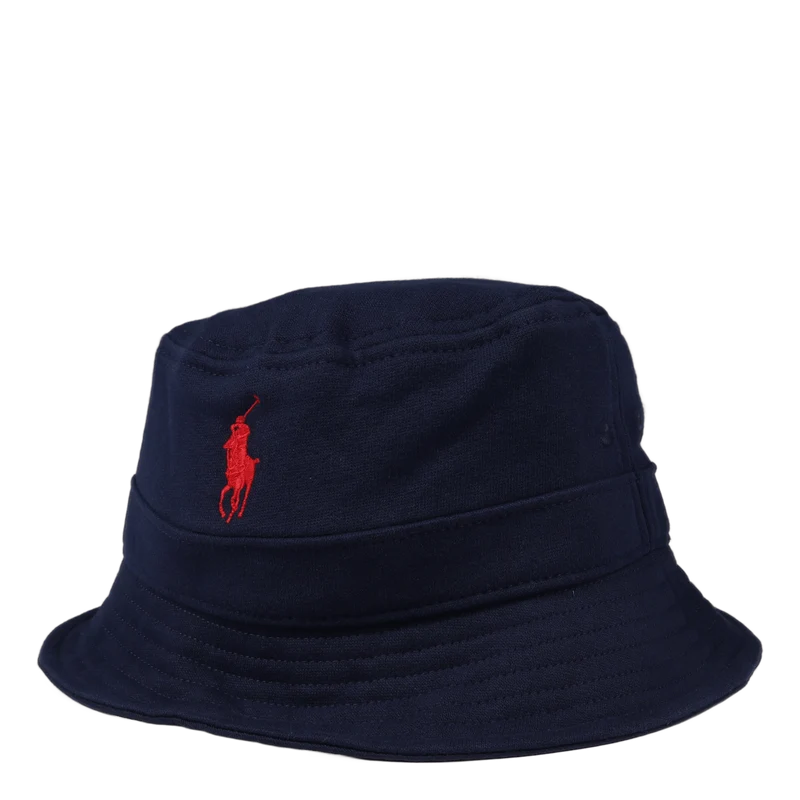 Cotton-Blend Fleece Bucket Hat Cruise Navy