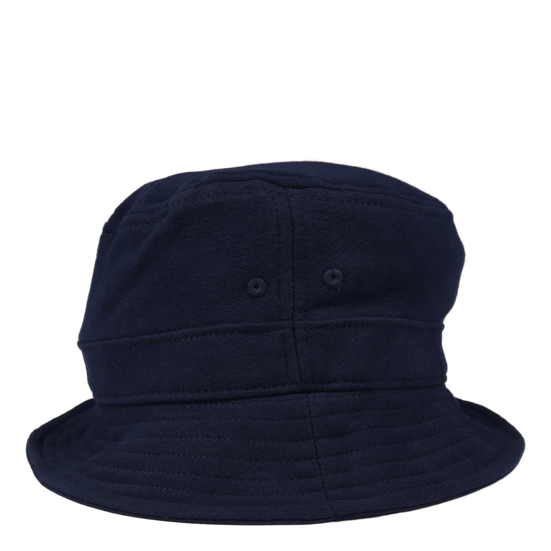 Cotton-Blend Fleece Bucket Hat Cruise Navy
