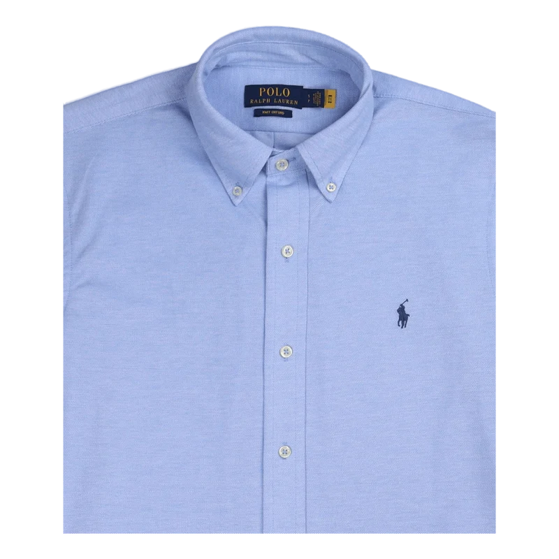 Knit Oxford Shirt Harbor Island Blue