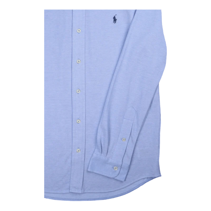 Knit Oxford Shirt Harbor Island Blue