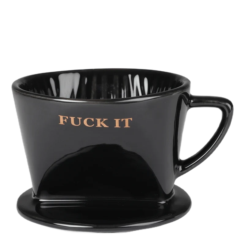 Fuck It Espresso Pour Cup Black
