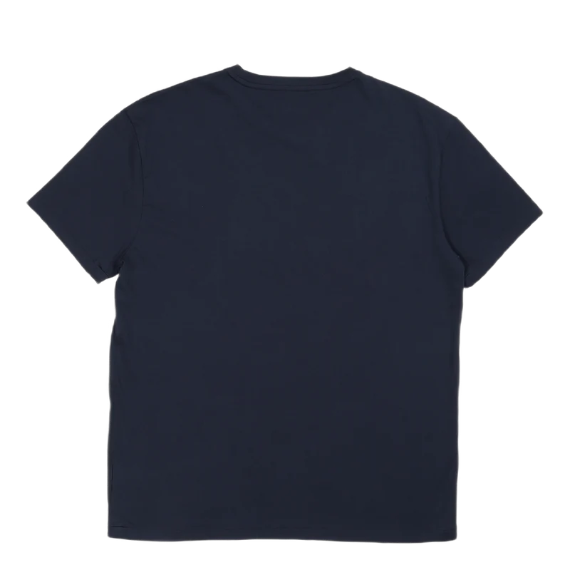 Classic Fit Paisley-Logo Jersey T-Shirt Aviator Navy
