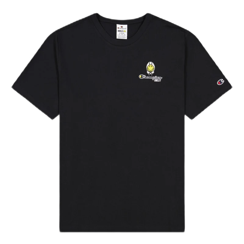 Champion X Smiley - Crewneck T Black Beauty