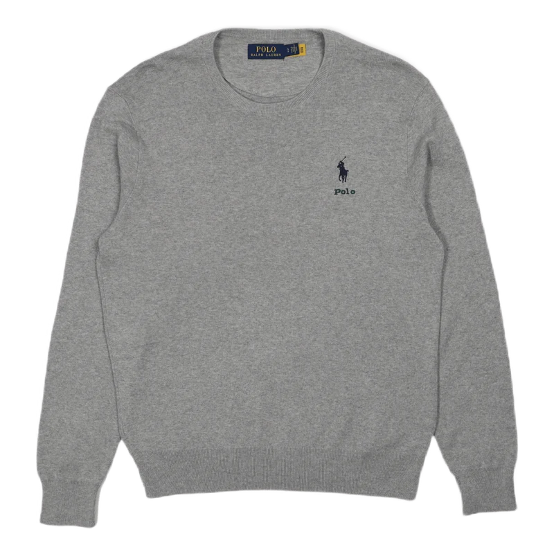 Cotton Crewneck Sweater Andover Heather